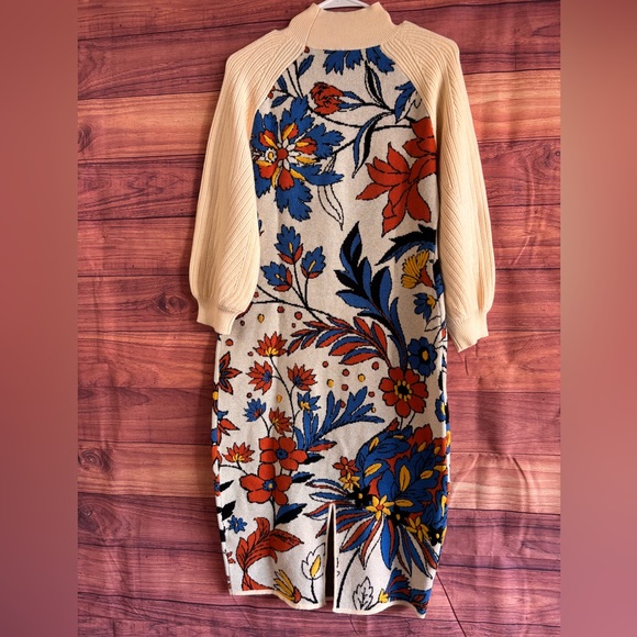 By Anthropologie Mock-Neck Column Midi Dress - Picture 8 of 13